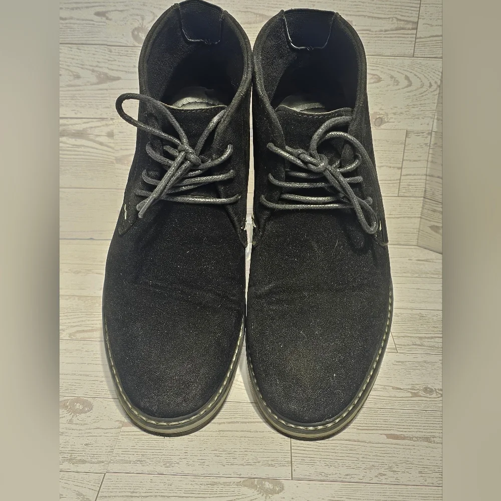 Terroni Italian Design Black Suede Chukka Boots Excellent Condition Size 40